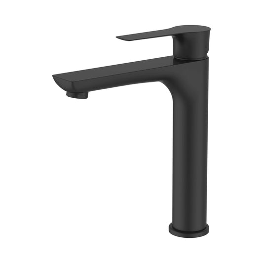 ברז פרח ROBIN שחור מט בינוני AQUILA PREMIUM